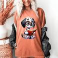 Dalmatian Reading a Book Dog Women's Comfort Colors T-Shirt Yam Dalmatian Reading a Book Dog Women's Comfort Colors T-Shirt Yam