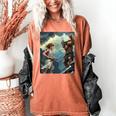 David And Goliath Bible Book Of Samuel King David Comic Women's Comfort Colors T-Shirt Yam