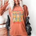 DCC Many Faces Of Mordecai Grid Gamer Series Book Women's Comfort Colors T-Shirt Yam
