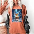 Deer Reads Book Women Girls Reindeer Women's Comfort Colors T-Shirt Yam Deer Reads Book Women Girls Reindeer Women's Comfort Colors T-Shirt Yam