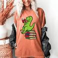 Dino Reading Read Reading Librarian Book Men Boys Kids Women's Comfort Colors T-Shirt Yam Dino Reading Read Reading Librarian Book Men Boys Kids Women's Comfort Colors T-Shirt Yam