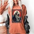 Dracula's Castle Book Cover Illustration Women's Comfort Colors T-Shirt Yam