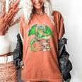 Dragon Reading Books Bookworm Women's Comfort Colors T-Shirt Yam