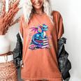 Dragons And Books Dragon Reading Book Lover Girl Bookworm Women's Comfort Colors T-Shirt Yam