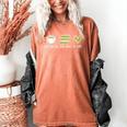 Drink Matcha Read Books Be Happy Book Lover Matcha Tea Lover Women's Comfort Colors T-Shirt Yam