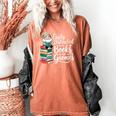 Easily Distracted By Books And Gnomes Women's Comfort Colors T-Shirt Yam Easily Distracted By Books And Gnomes Women's Comfort Colors T-Shirt Yam