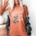 Easily Distracted By Dogs And Books Reader Animal Dog Women's Comfort Colors T-Shirt Yam
