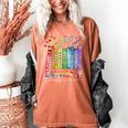 Equality Hurts No One Floral Books LGBTQ Gay Les Pride Month Women's Comfort Colors T-Shirt Yam