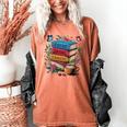 Fantasy Drama Tragedy Books Subtle Reader Librarian Flower Women's Comfort Colors T-Shirt Yam