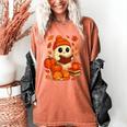 Ghost Reading Book Lovers Autumn Fall Halloween Women's Comfort Colors T-Shirt Yam
