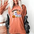 Ghost Reading Halloween Women Teacher Book Lover Women's Comfort Colors T-Shirt Yam Ghost Reading Halloween Women Teacher Book Lover Women's Comfort Colors T-Shirt Yam