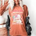 Girl Who Loves Cats And Books Cute Women's Comfort Colors T-Shirt Yam Girl Who Loves Cats And Books Cute Women's Comfort Colors T-Shirt Yam