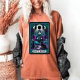 Gothic Girl Tarot Card Introverted Reader And Reading Women's Comfort Colors T-Shirt Yam