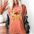 Groovy 100 Days In The Books Reading 100th Day Of School Women's Comfort Colors T-Shirt Yam Groovy 100 Days In The Books Reading 100th Day Of School Women's Comfort Colors T-Shirt Yam