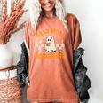 Groovy Halloween Teacher Spooky Read More Book Women Girl Women's Comfort Colors T-Shirt Yam Groovy Halloween Teacher Spooky Read More Book Women Girl Women's Comfort Colors T-Shirt Yam