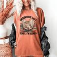 Groundhog Day Librarian Book Lover Reader Library Women's Comfort Colors T-Shirt Yam