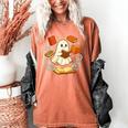 Halloween Cute Ghost Shirt Reading Books Ghost Women's Comfort Colors T-Shirt Yam Halloween Cute Ghost Shirt Reading Books Ghost Women's Comfort Colors T-Shirt Yam