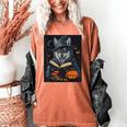 Halloween Girls Boys Cute Wolf Book Pumpkin Kids Halloween Women's Comfort Colors T-Shirt Yam Halloween Girls Boys Cute Wolf Book Pumpkin Kids Halloween Women's Comfort Colors T-Shirt Yam
