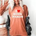 I Heart Book Nerds Book Readers Cute Women's Comfort Colors T-Shirt Yam I Heart Book Nerds Book Readers Cute Women's Comfort Colors T-Shirt Yam