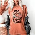 Hot Cocoa And a Page Turner Book Lovers Hot Chocolate Women's Comfort Colors T-Shirt Yam