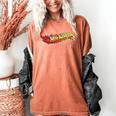 Hot Wheels Comic Book Fire Logo Women's Comfort Colors T-Shirt Yam Hot Wheels Comic Book Fire Logo Women's Comfort Colors T-Shirt Yam