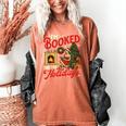 I'm Booked For The Holidays Christmas Reading Bookworm Xmas Women's Comfort Colors T-Shirt Yam I'm Booked For The Holidays Christmas Reading Bookworm Xmas Women's Comfort Colors T-Shirt Yam