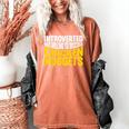 Introvert Antisocial Chicken Nugget Lover Foodie Women's Comfort Colors T-Shirt Yam Introvert Antisocial Chicken Nugget Lover Foodie Women's Comfort Colors T-Shirt Yam