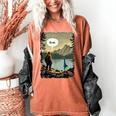 Introvert Bigfoot Sasquatch Loch Ness Monster Bruh Women's Comfort Colors T-Shirt Yam