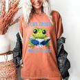 Introvert Herpetologists Amphibian Frog Lover Women's Comfort Colors T-Shirt Yam