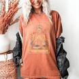 The Introvert Skeleton Tarot Card Coffee Book Lover Women's Comfort Colors T-Shirt Yam