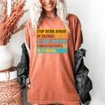 Introvert Stop Being Afraid Of Silence Just Awkward Women's Comfort Colors T-Shirt Yam Introvert Stop Being Afraid Of Silence Just Awkward Women's Comfort Colors T-Shirt Yam