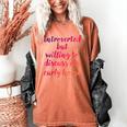 Introverted Willing To Discuss Curly Horse Introvert Women's Comfort Colors T-Shirt Yam
