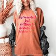 Introverted Willing To Discuss Highland Pony Introvert Women's Comfort Colors T-Shirt Yam
