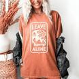 Introvert's Peaceful Solitude Graphic Leave Alone Quiet Women's Comfort Colors T-Shirt Yam