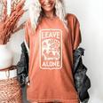 Introvert's Peaceful Solitude Graphic Leave Me Alone Quiet Women's Comfort Colors T-Shirt Yam
