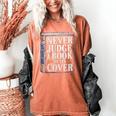 Never Judge a Book By Its Cover Women's Comfort Colors T-Shirt Yam