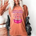 Just A Girl Who Loves Books Butterflies Reading Women's Comfort Colors T-Shirt Yam