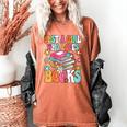 Just A Girl Who Loves Books Reading Cute Bookworm Girls Kids Women's Comfort Colors T-Shirt Yam