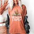 Just One More Chapter Floral Book Reading Girl Bookworm Women's Comfort Colors T-Shirt Yam Just One More Chapter Floral Book Reading Girl Bookworm Women's Comfort Colors T-Shirt Yam