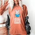 I Just Want To Read Books And Pet My Rabbit Women's Comfort Colors T-Shirt Yam