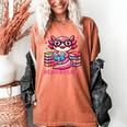 Kawaii Axolotl Readsolotl Book Lover Reading Bookworm Girls Women's Comfort Colors T-Shirt Yam