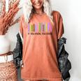 If You Know You Know 6 7 Reading Books Lovers Women's Comfort Colors T-Shirt Yam