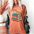 Leopard Gecko Book Lover Reading Women's Comfort Colors T-Shirt Yam