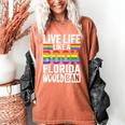 LGBTQ Quote Live Life Like A Banned Rainbow Book Women's Comfort Colors T-Shirt Yam LGBTQ Quote Live Life Like A Banned Rainbow Book Women's Comfort Colors T-Shirt Yam