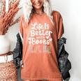 Librarian Library Books Reading Reader Women's Comfort Colors T-Shirt Yam