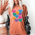 Librarian Shirt Valentines Book Worm Reading Tshirt Premium Tri-Blend Women's Comfort Colors T-Shirt Yam