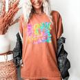 Library Book Fair Vibe Tie Dye School Reading Nostalgic Women's Comfort Colors T-Shirt Yam Library Book Fair Vibe Tie Dye School Reading Nostalgic Women's Comfort Colors T-Shirt Yam