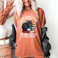 Life Is Better With Books Cats & Coffee Librarian Book Lover Women's Comfort Colors T-Shirt Yam Life Is Better With Books Cats & Coffee Librarian Book Lover Women's Comfort Colors T-Shirt Yam