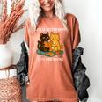 Life Is Better With Cats And Books Cute Cat Lover Women's Comfort Colors T-Shirt Yam