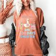 Little Miss 100 Days Smarter Cute Goose Reading Books Girls Women's Comfort Colors T-Shirt Yam Little Miss 100 Days Smarter Cute Goose Reading Books Girls Women's Comfort Colors T-Shirt Yam